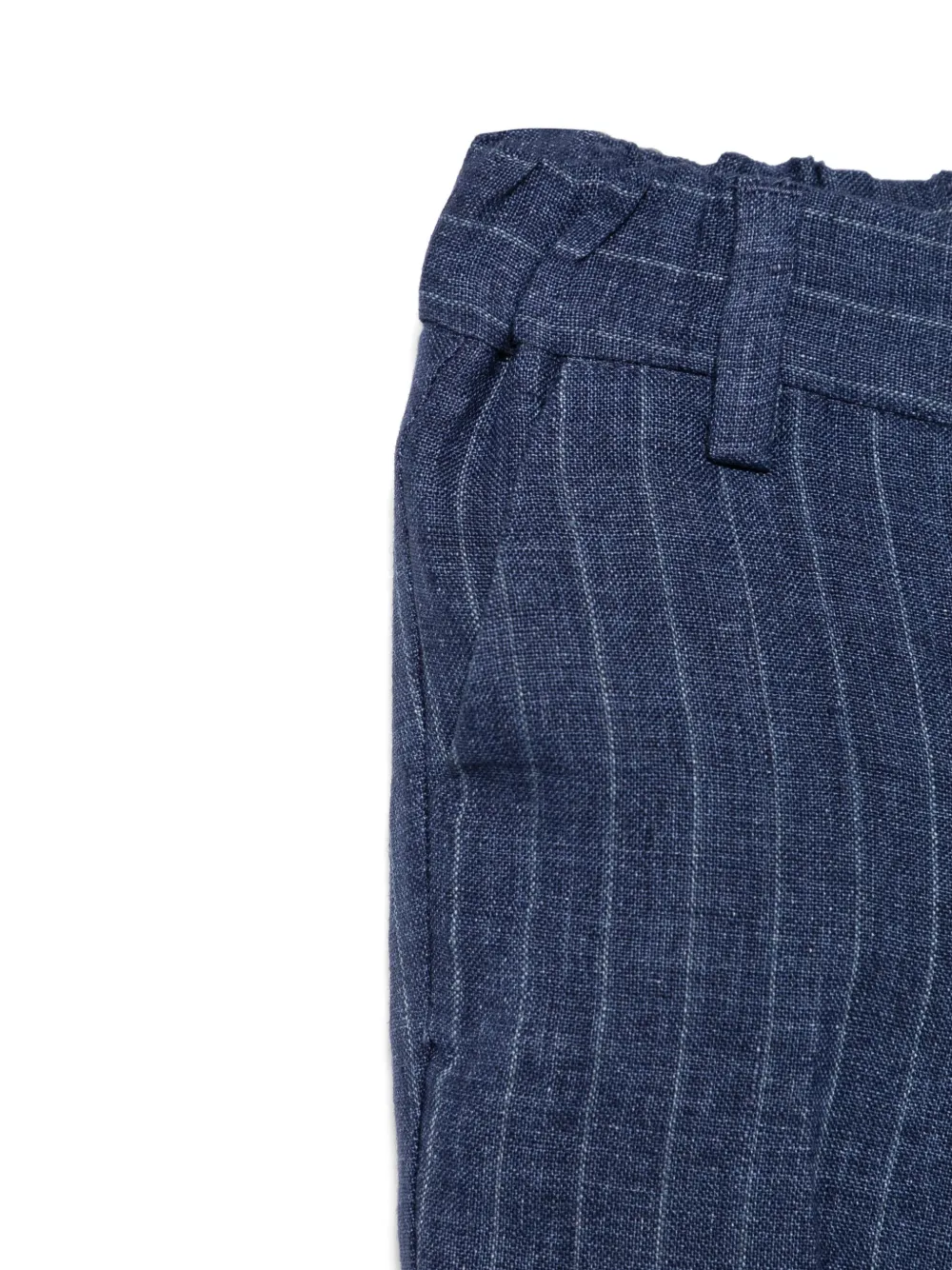 Fay Kids Broek met krijtstreep Blauw