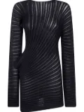 Issey Miyake pleated top - Black