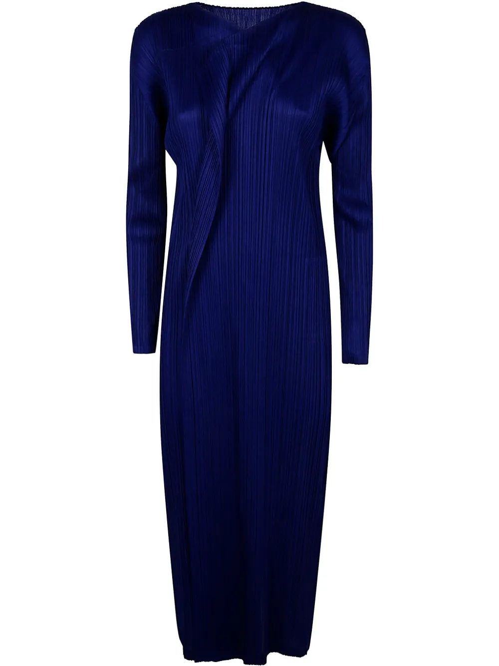 Pleats Please Issey Miyake Midi-jurk Blauw