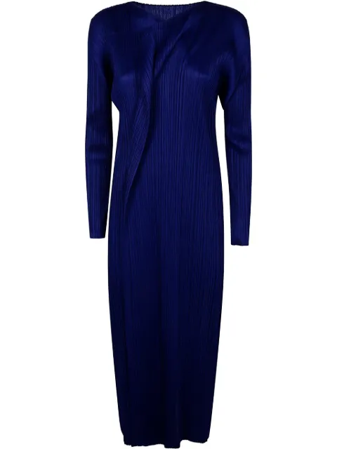 Pleats Please Issey Miyake Light Wave midi dress