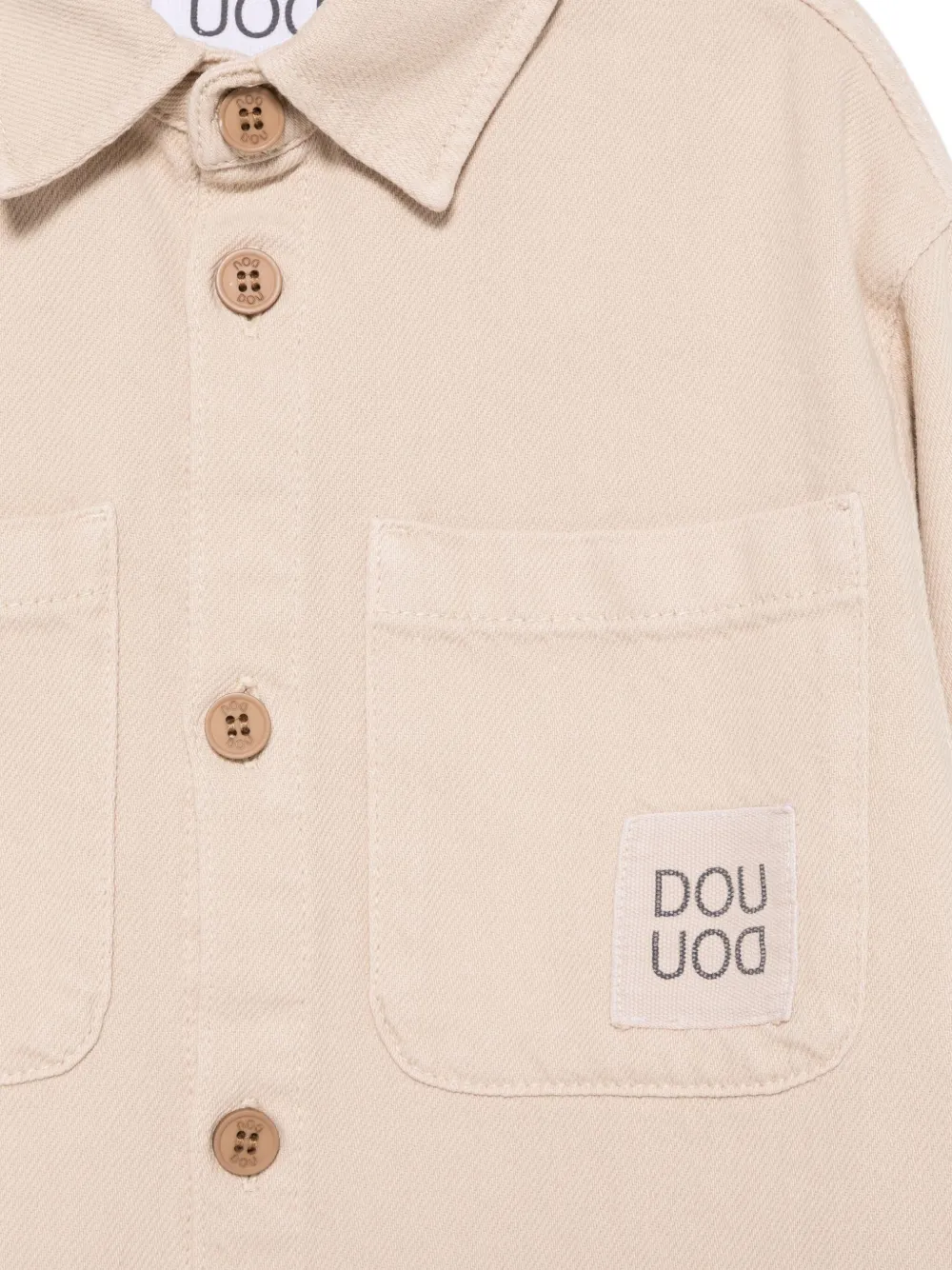 DOUUOD LOGO-PATCH SHIRT