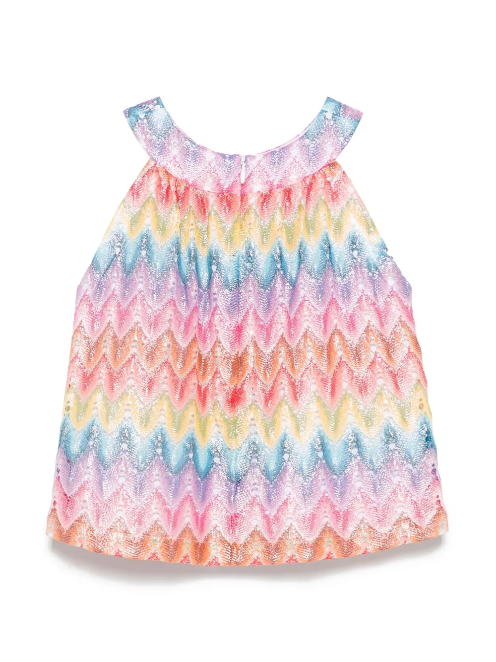 Missoni Kids zigzag blouse - Roze