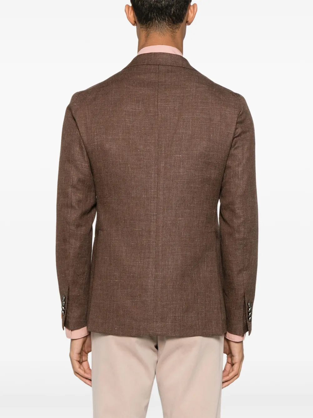 Shop Tagliatore Montecarlo Blazer In Brown