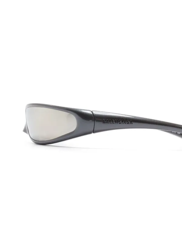 サングラス BALENCIAGA Balenciaga Blade Rect BB0383S Sunglasses Balenciaga BB0383S 001 Sunglasses - US