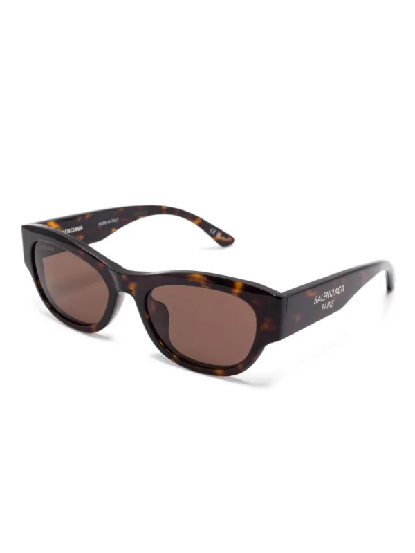 Balenciaga Eyewear BB0389SK サングラス | ブラウン | FARFETCH JP