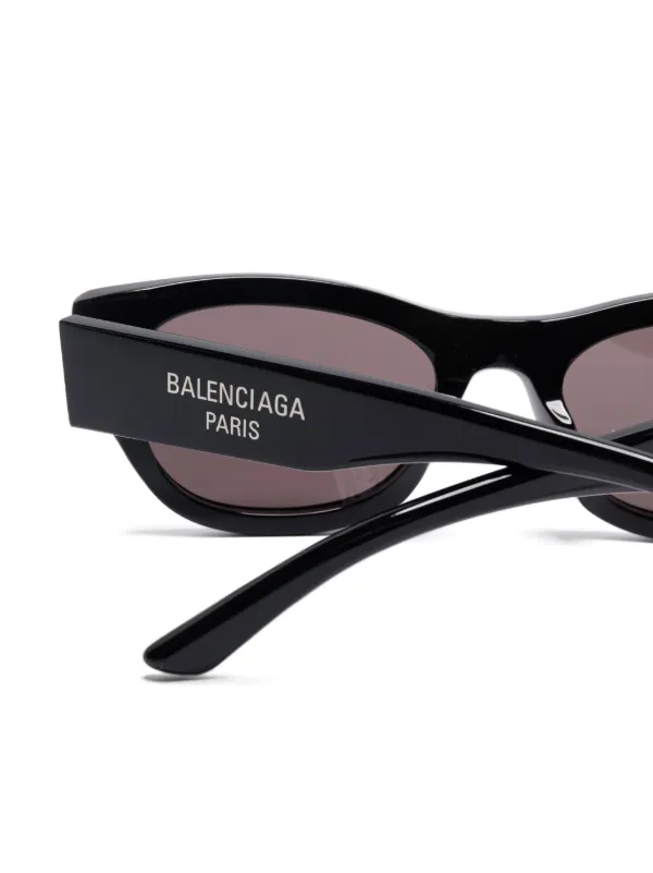 Balenciaga Eyewear oval-frame Sunglasses Black FARFETCH MY