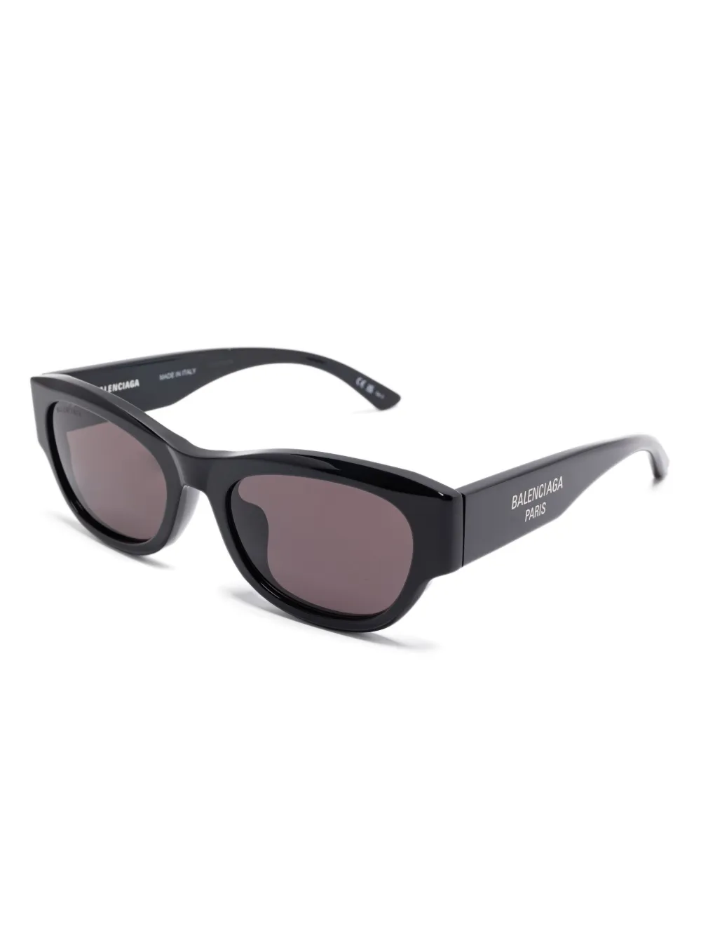 Balenciaga Eyewear Zonnebril met ovalen montuur - Zwart