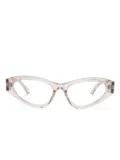 Balenciaga Eyewear rectangle-frame glasses - White