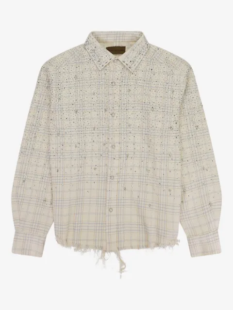 BIRTH OF ROYAL CHILD rhinestone-embellished "Beige" shirt