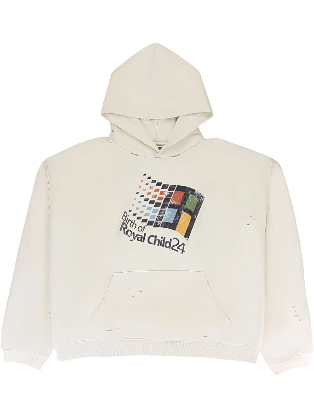 BIRTH OF ROYAL CHILD Windows24 "White" hoodie | White | Image 1
