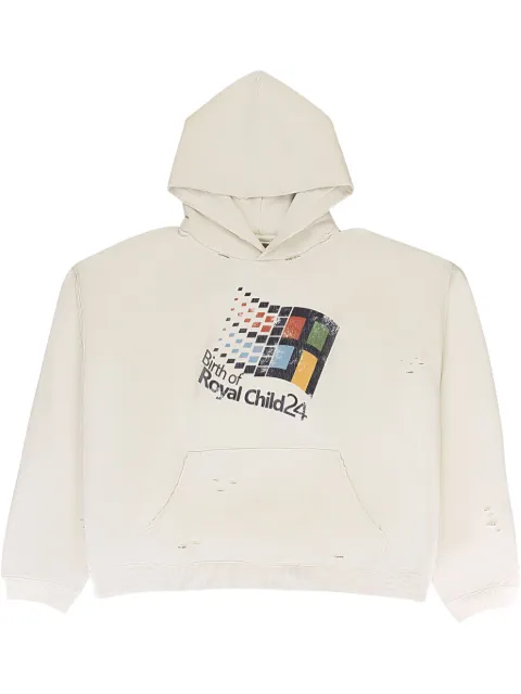 BIRTH OF ROYAL CHILD Windows24 "White" hoodie