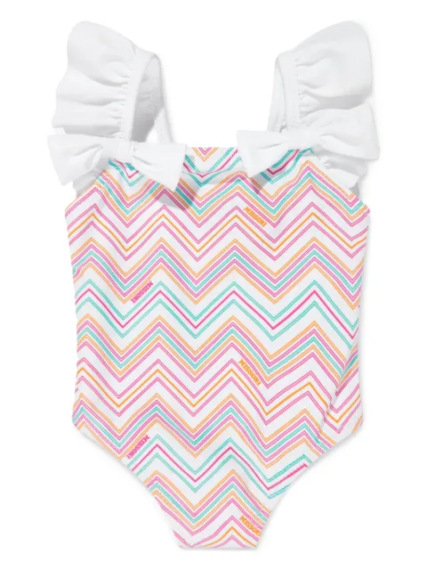 Missoni Kids zigzag-print swimsuit