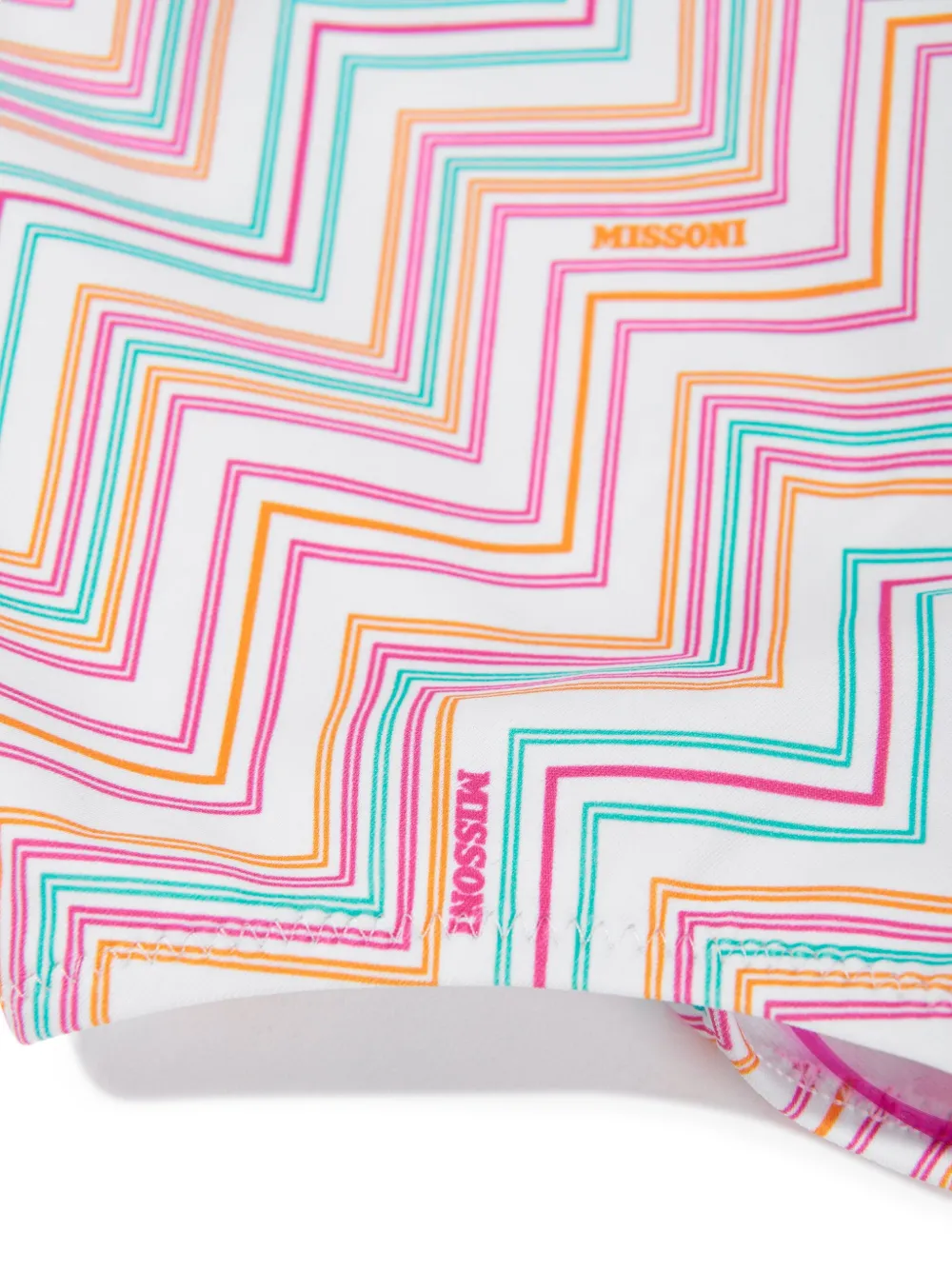 Missoni Kids Badpak met zigzagprint Wit