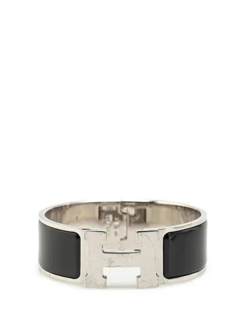 Hermès Pre-Owned pulsera 20th Century Wide Enamel Clic Clac H Bracelet GM
