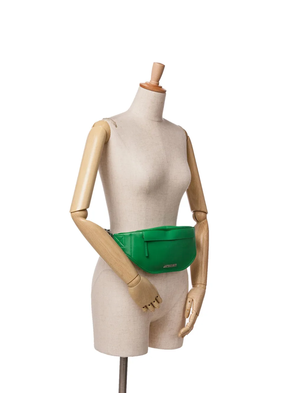 Jacquemus Pre-Owned 2022-2024 Calfskin La Banane Meunier belt bag - Groen