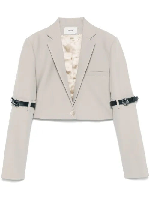 Blazer à coupe crop - Coperni - Modalova
