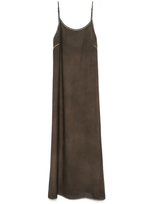 Uma Wang robe longue Anaya - Marron - Uma Wang - Modalova