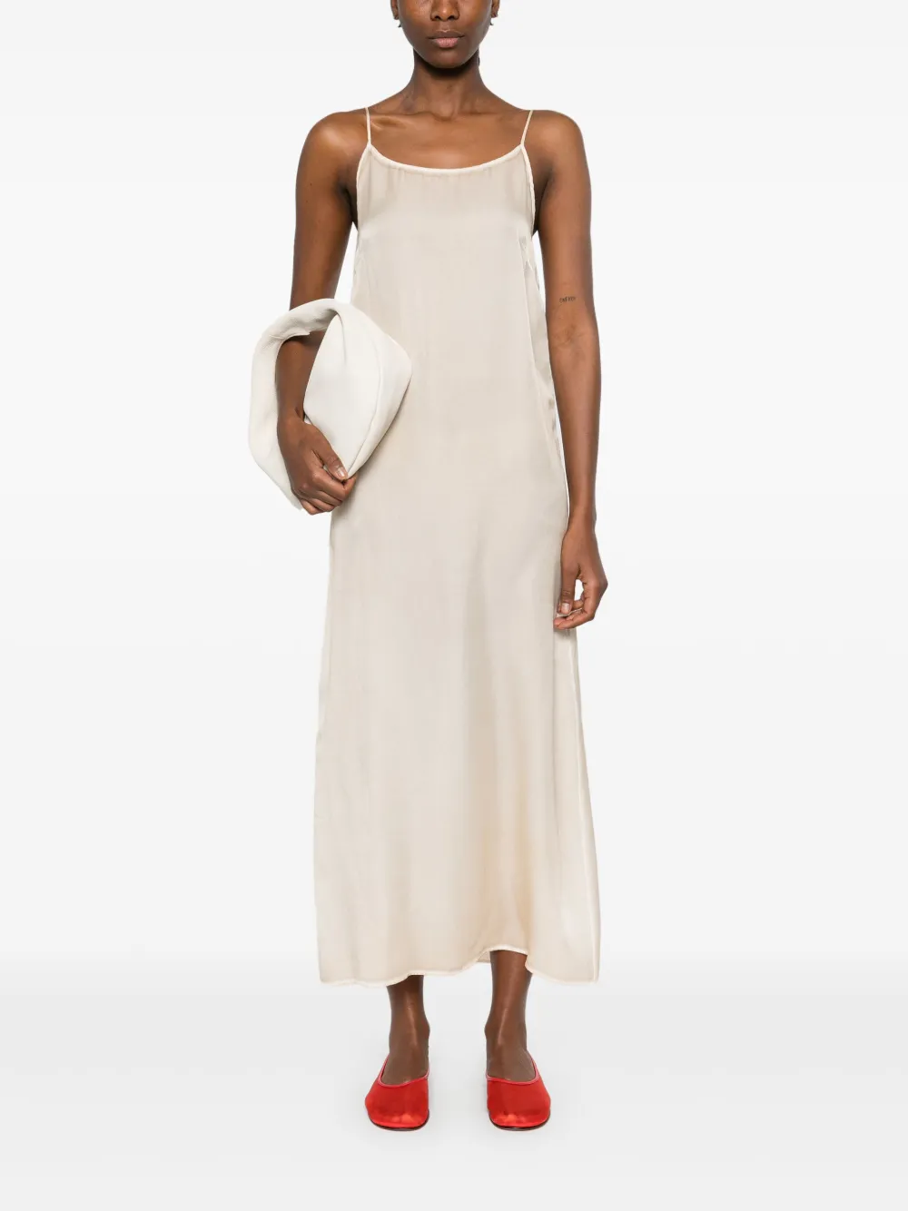 Uma Wang Anaya maxi-jurk - Beige