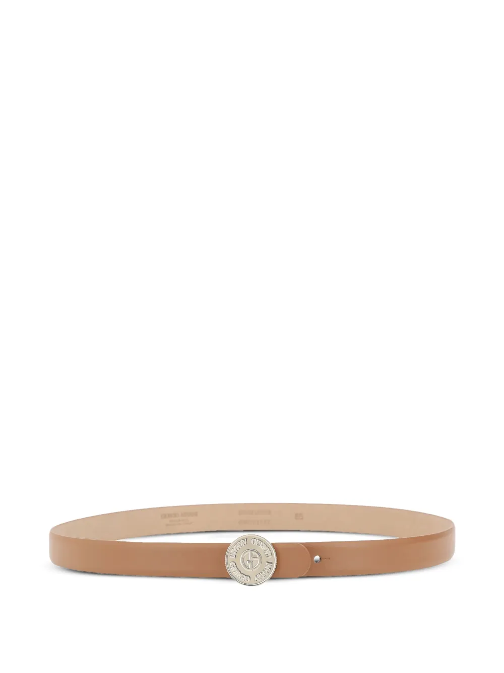 GIORGIO ARMANI LOGO-BUCKLE BELT