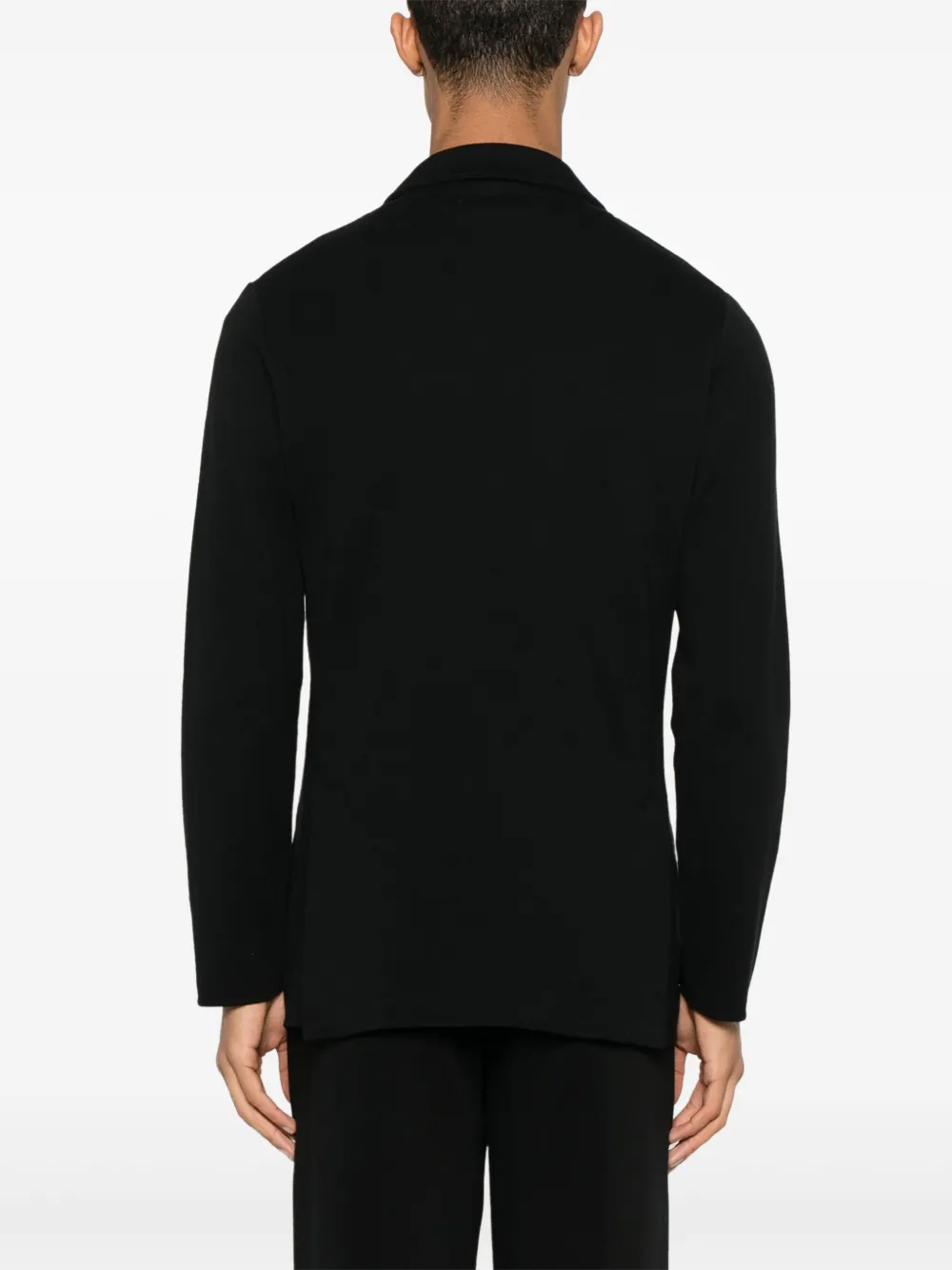 Lardini Gebreide blazer Zwart
