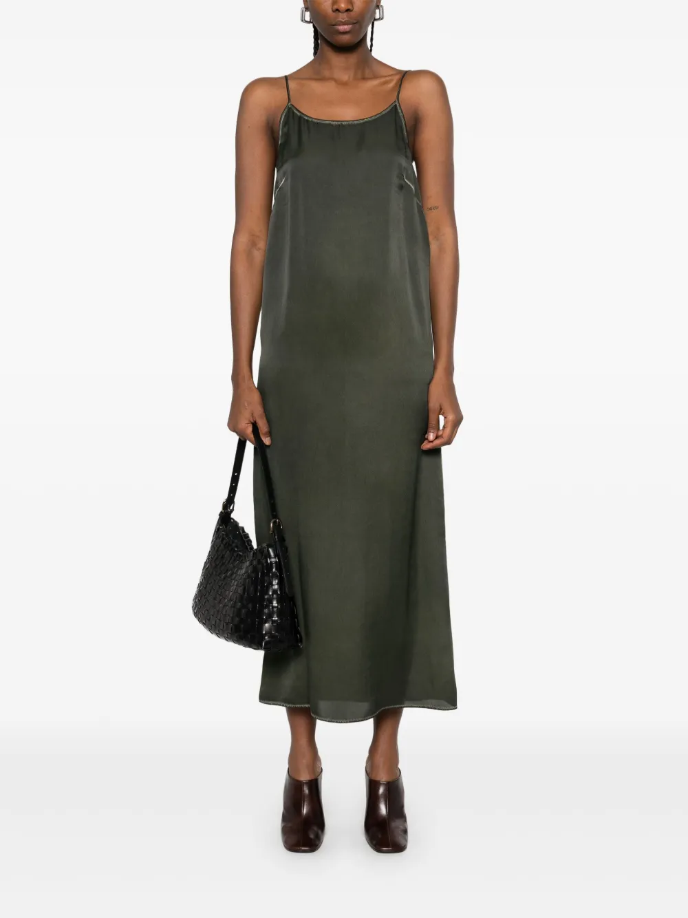 Uma Wang Anaya maxi-jurk - Groen