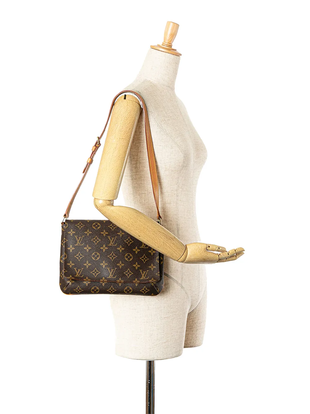 Louis Vuitton Pre-Owned 1999 Monogram Musette Tango Short Strap shoulder bag - Bruin