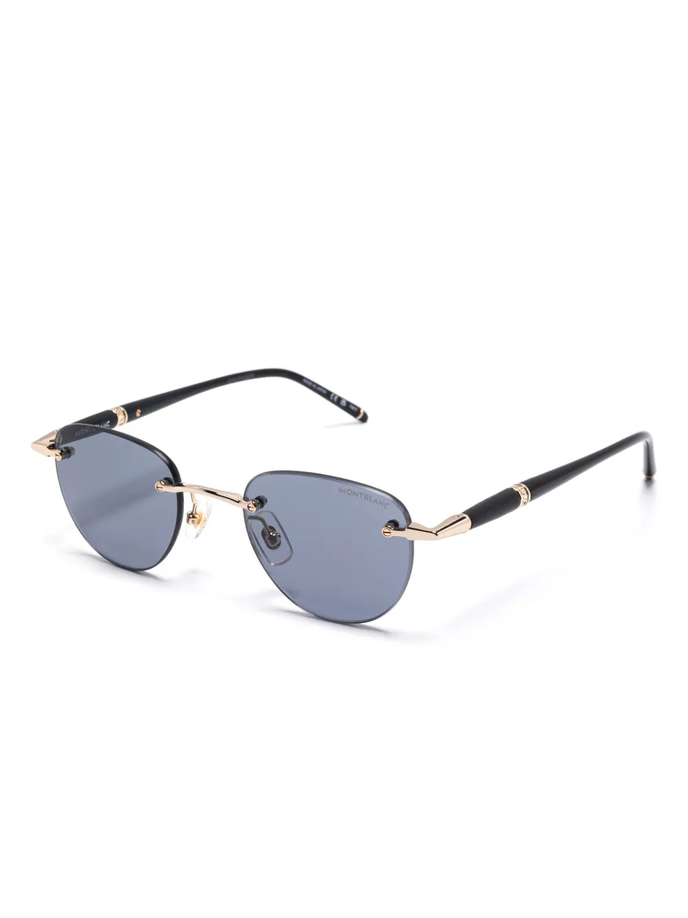 Montblanc rimless sunglasses - Zwart