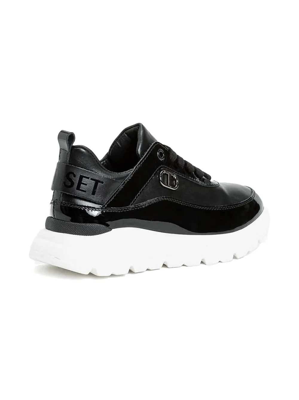 TWINSET Kids oversized sole trainers Black