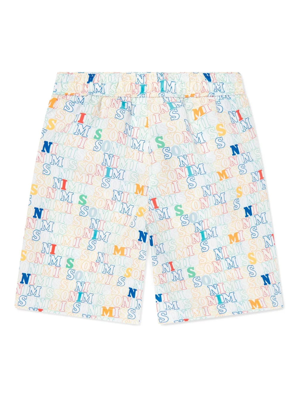 Missoni Kids logo-print swim shorts - Wit