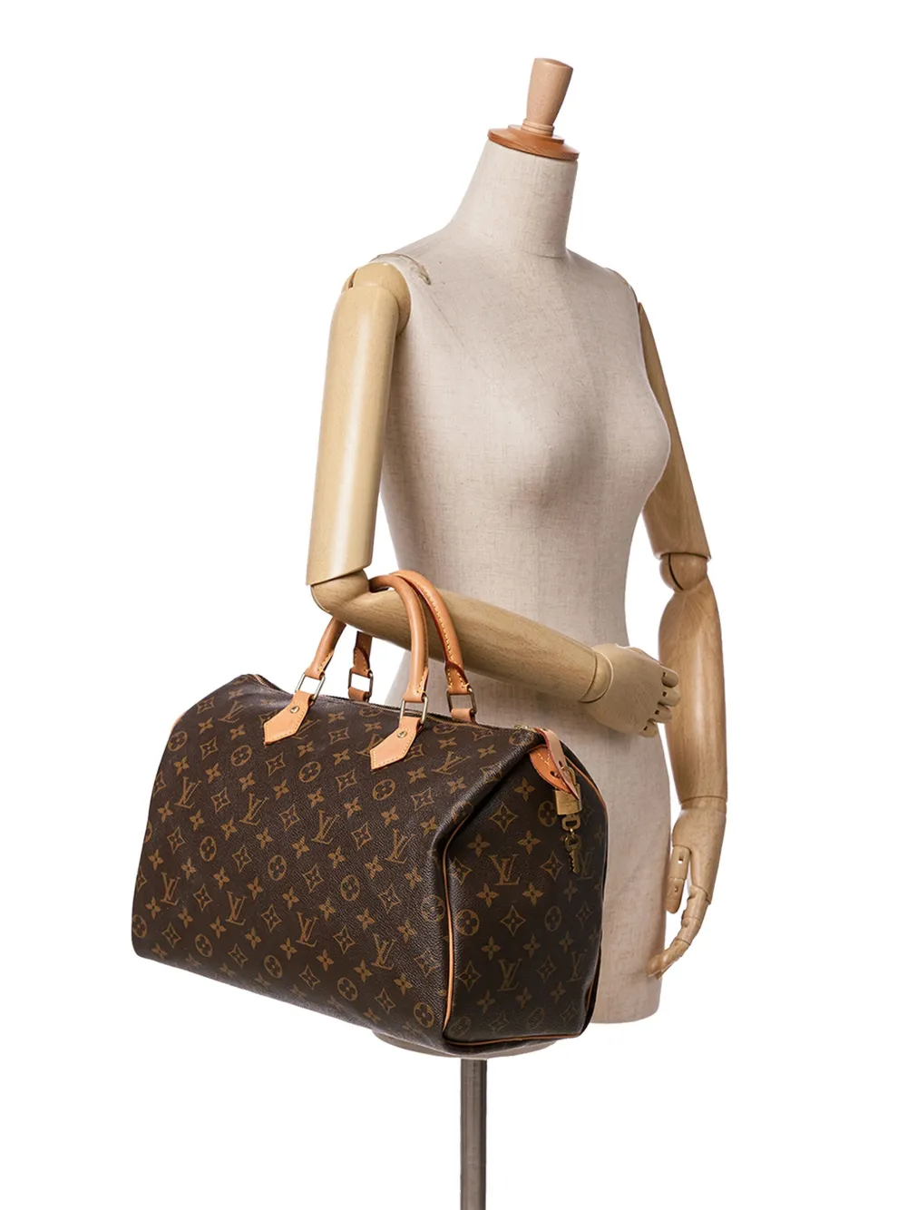 Louis Vuitton Pre-Owned 2018 Monogram Speedy 35 boston bag - Bruin