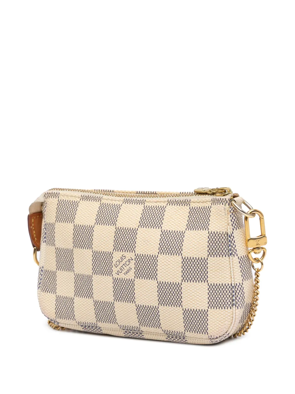 Louis Vuitton Pre-Owned Borsa a mano Mini Pochette Accessoires in tela Damier Azur 2013 | Borse tote | Image 3