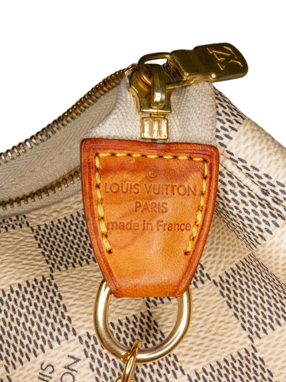 Louis Vuitton Pre-Owned Borsa a mano Mini Pochette Accessoires in tela Damier Azur 2013 | Image 6