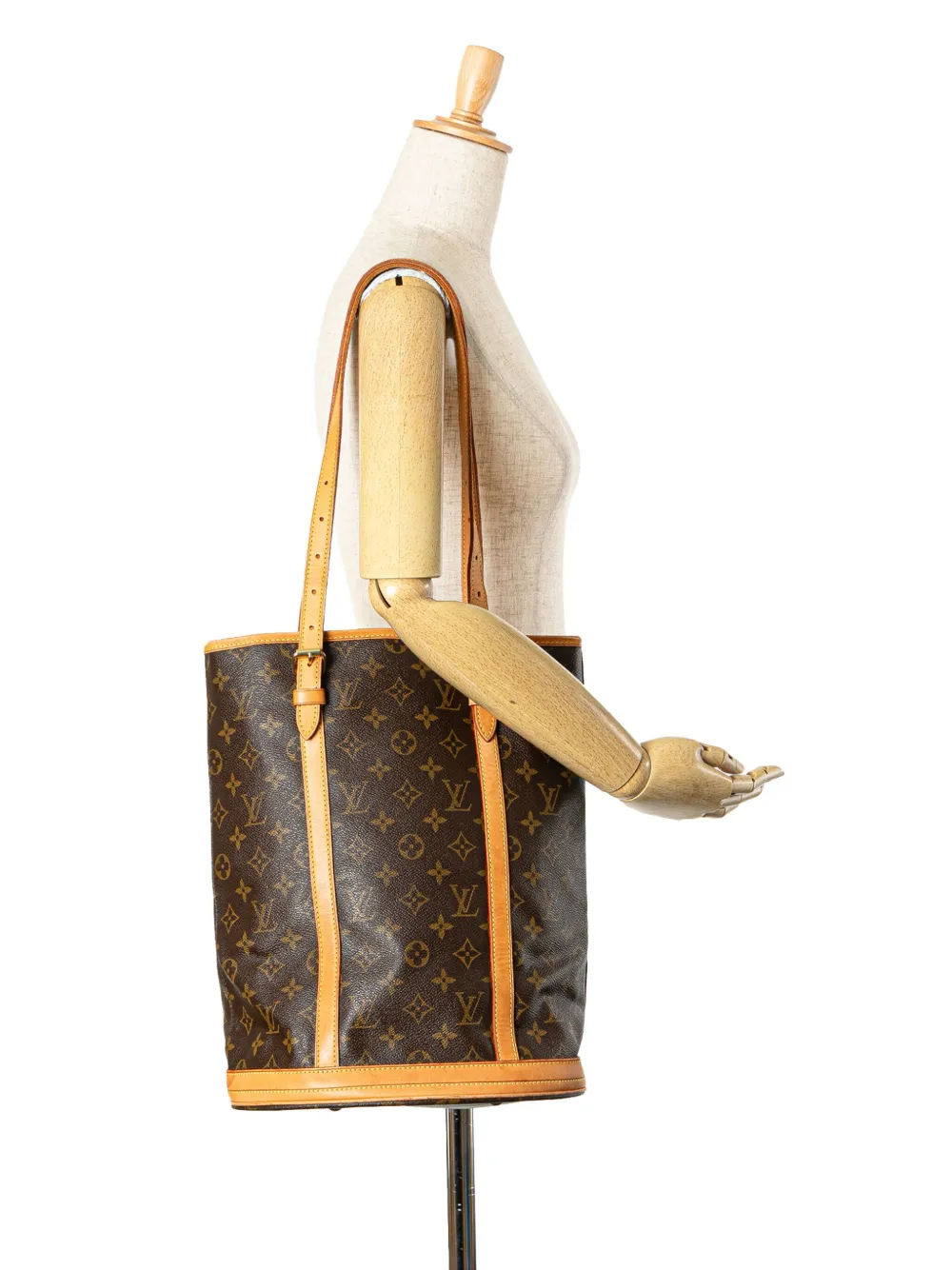 Louis Vuitton Pre-Owned 2004 Monogram GM bucket bag - Bruin