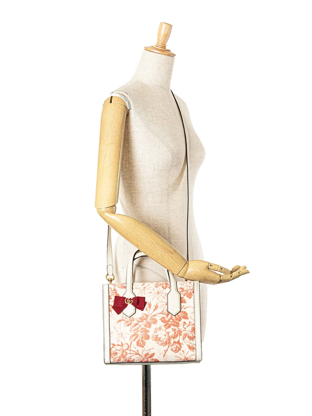 Gucci Pre-Owned 2000-2015 GG Ribbon Herbarium satchel | Pre-Owned | Image 2