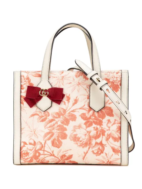 Gucci Pre-Owned 2000-2015 GG Ribbon Herbarium satchel 5WN7JG4RDJR0U6L0 - 0