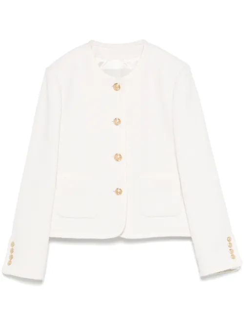 DUNST veste en tweed - Blanc - DUNST - Modalova