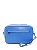 Kiton leather clutch bag - Blue