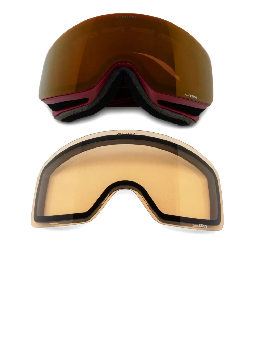 Chimi GOGGLE 01 BURGUNDY Rood
