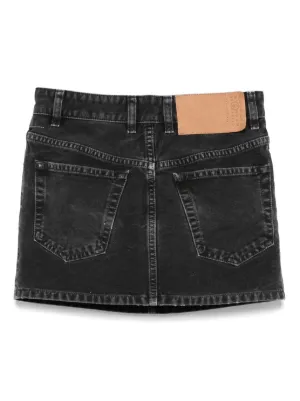 MM6 エムエムシックス ひざ丈スカート アイボリー 2122625J0105 MM6 Maison Margiela（ｴﾑｴﾑｼｯｸｽ ﾒｿﾞﾝ ﾏﾙｼﾞｪﾗ）｜レディースの