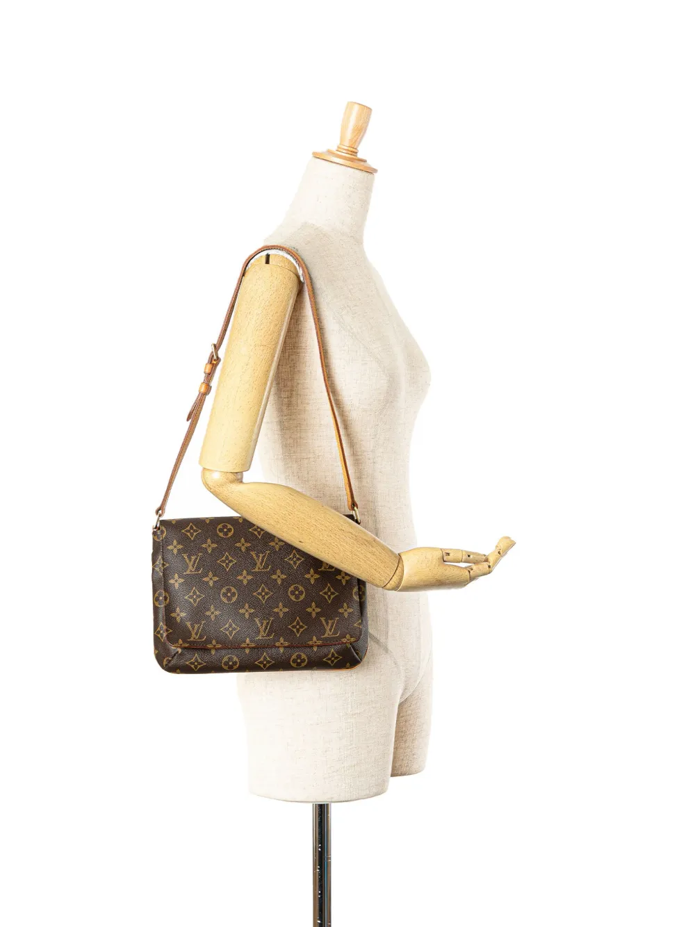 Louis Vuitton Pre-Owned 2001 Monogram Musette Tango Short Strap shoulder bag - Bruin