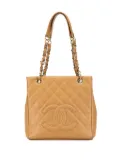 CHANEL Pre-Owned 2003-2004 Caviar Petite Shopping tote bag - Brown