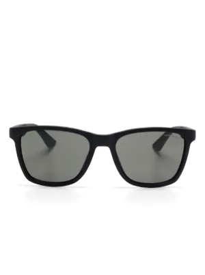 Giorgio Armani square-frame Sunglasses | Black | FARFETCH