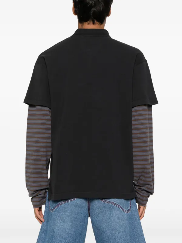 ERL ブラック ポロシャツ 【公式通販】