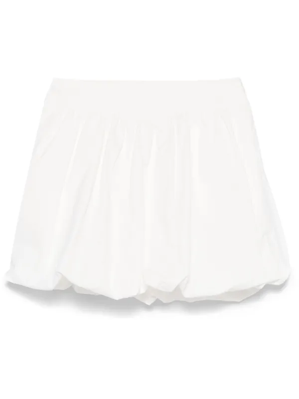 ZW COLLECTION BALLOON MINI SKIRT - White | ZARA United States