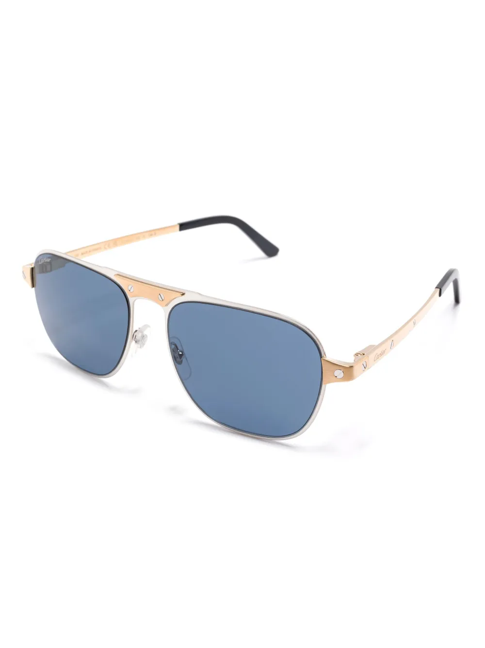 Cartier Eyewear Santos De Cartier zonnebril - Goud