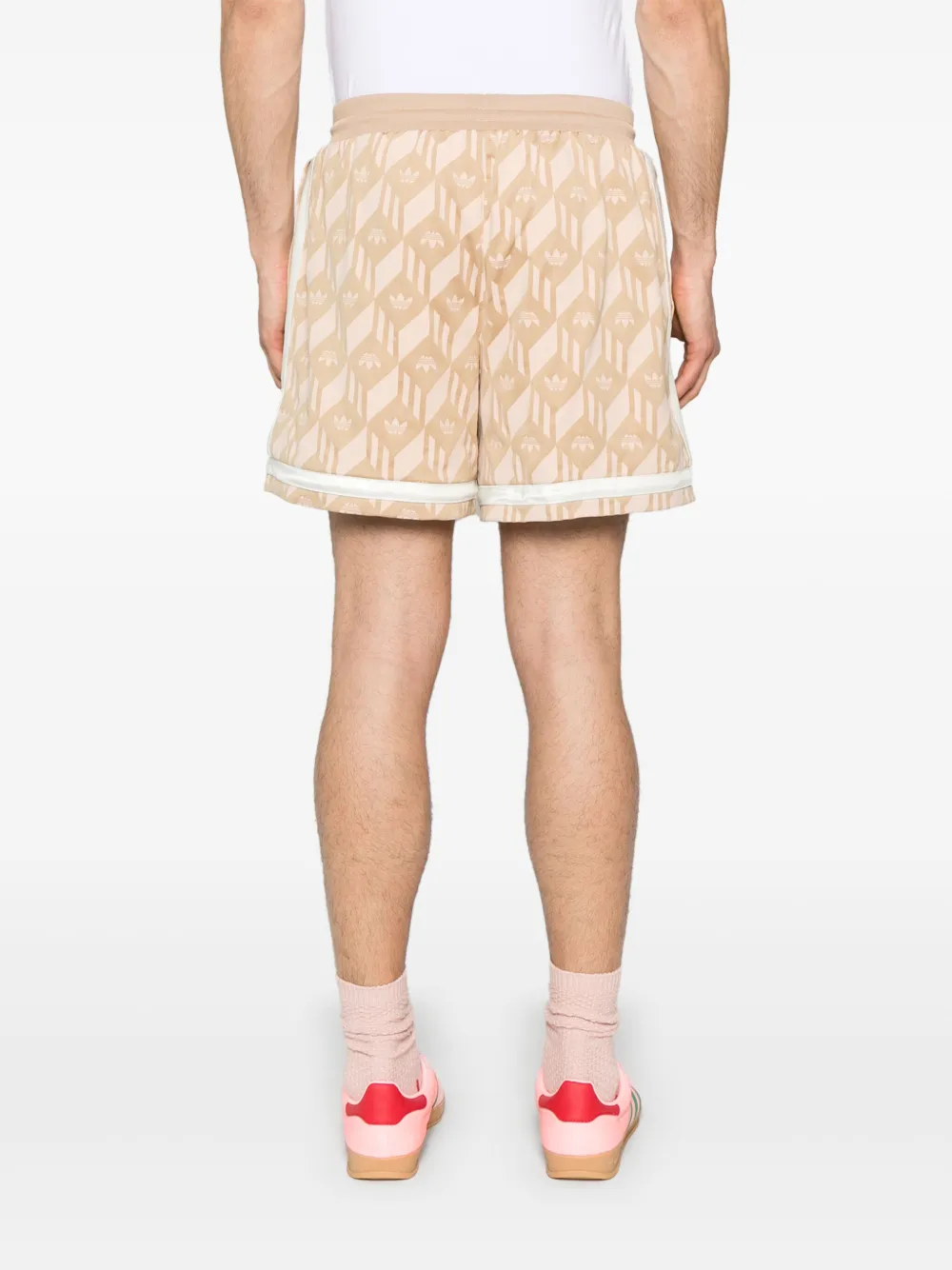 adidas Shorts met jacquard Beige