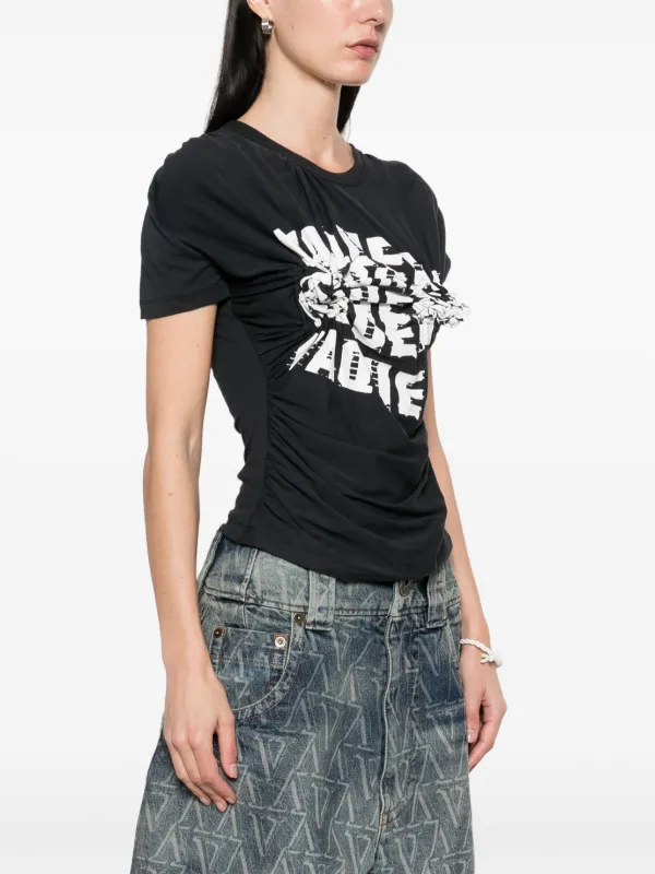 Vaquera Titty Twister T-shirt | Grey | FARFETCH Vaquera Titty Twister T-shirt | Grey | FARFETCH