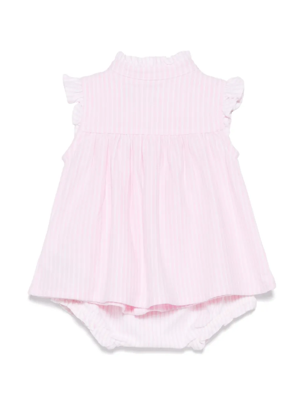 POLO RALPH LAUREN KIDS Gestreepte shorts set - Roze