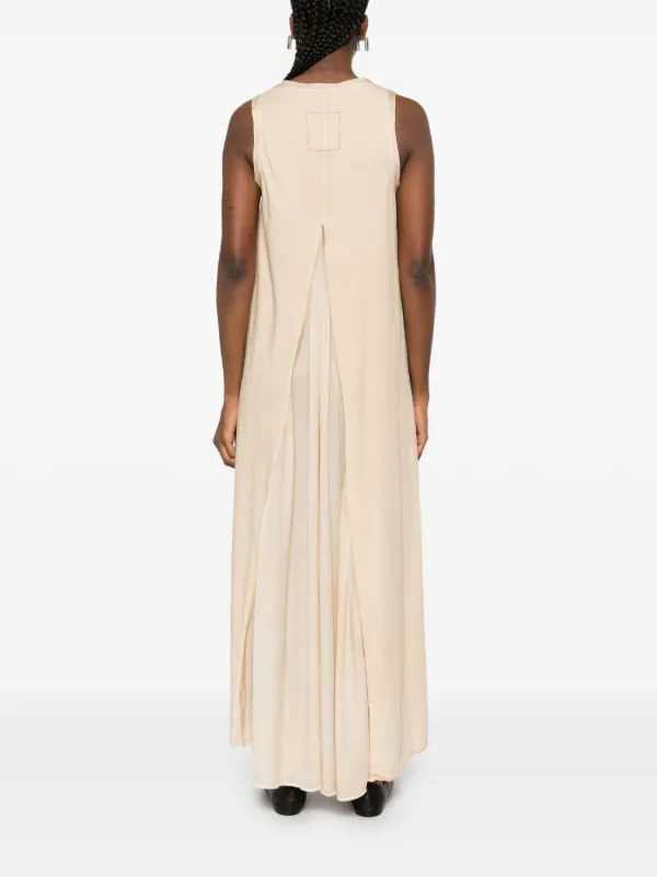 Uma Wang Data Maxi Dress | Neutrals | FARFETCH