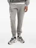 Purple Brand spine-print track pants - Grey
